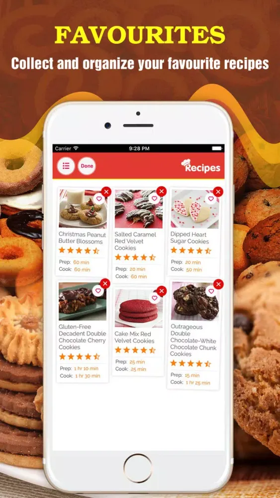 Ảnh chụp màn hình của 2000+ Cookie Recipes