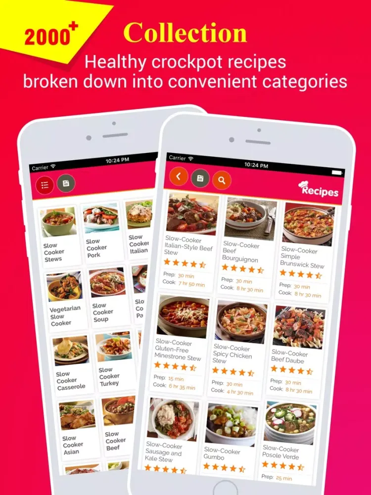 ภาพหน้าจอของ Healthy CrockPot Recipes Pro iPad 