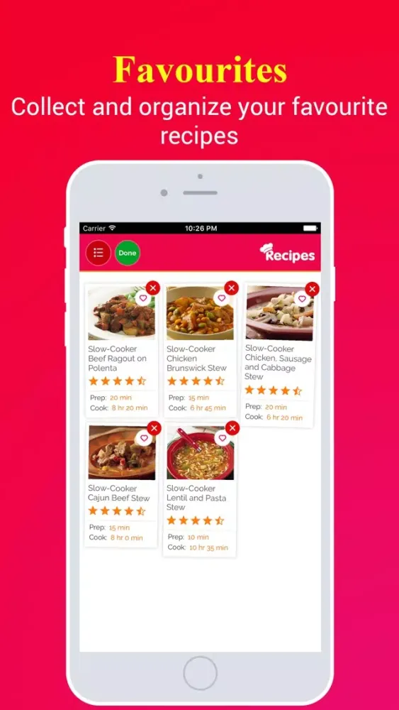 ภาพหน้าจอของ Healthy CrockPot Recipes Pro