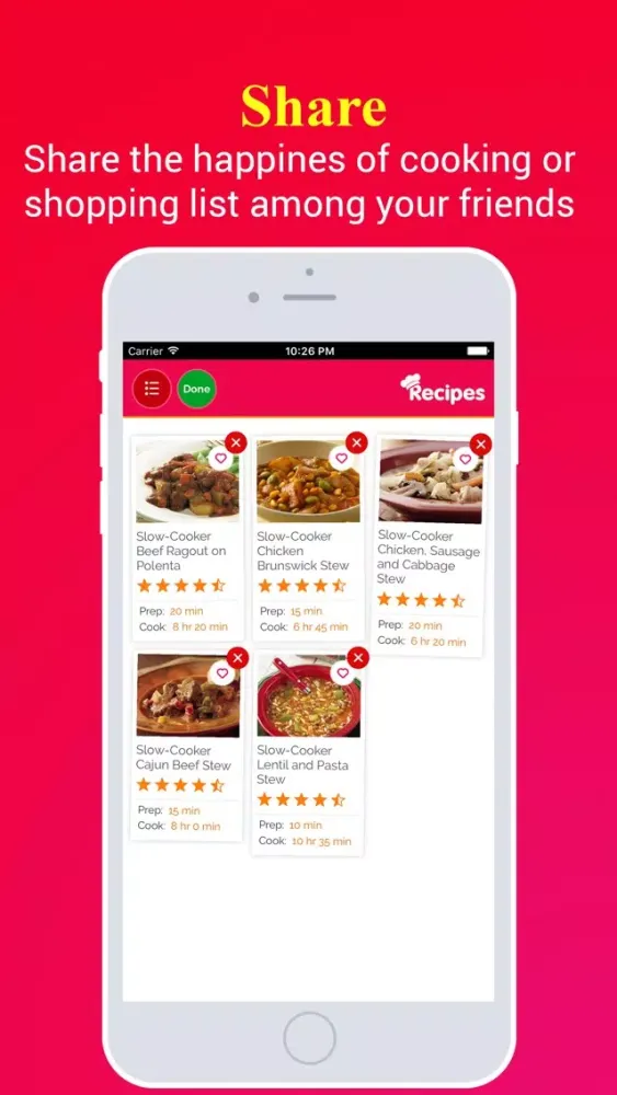 ภาพหน้าจอของ Healthy CrockPot Recipes Pro