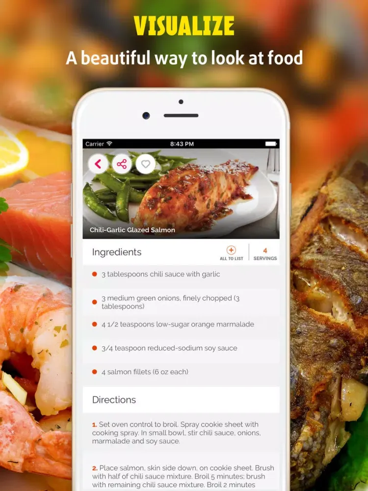 Fish and Seafood Recipes iPad  Ekran Görüntüleri