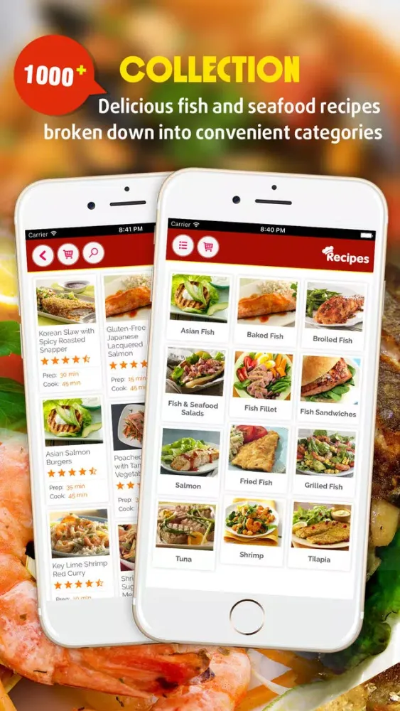 Fish and Seafood Recipes Ekran Görüntüleri