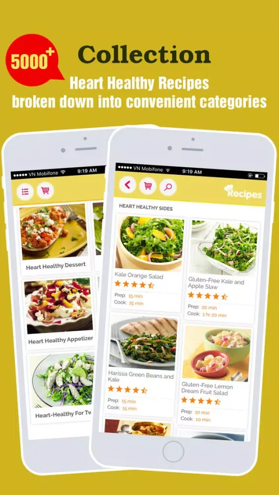 ภาพหน้าจอของ Heart Healthy Recipes ~ Best Food For Heart