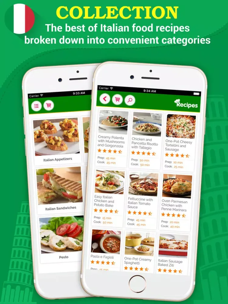 Italian Food Pro ~ The Best Of Italian Food Recipes iPad  स्क्रीनशॉट