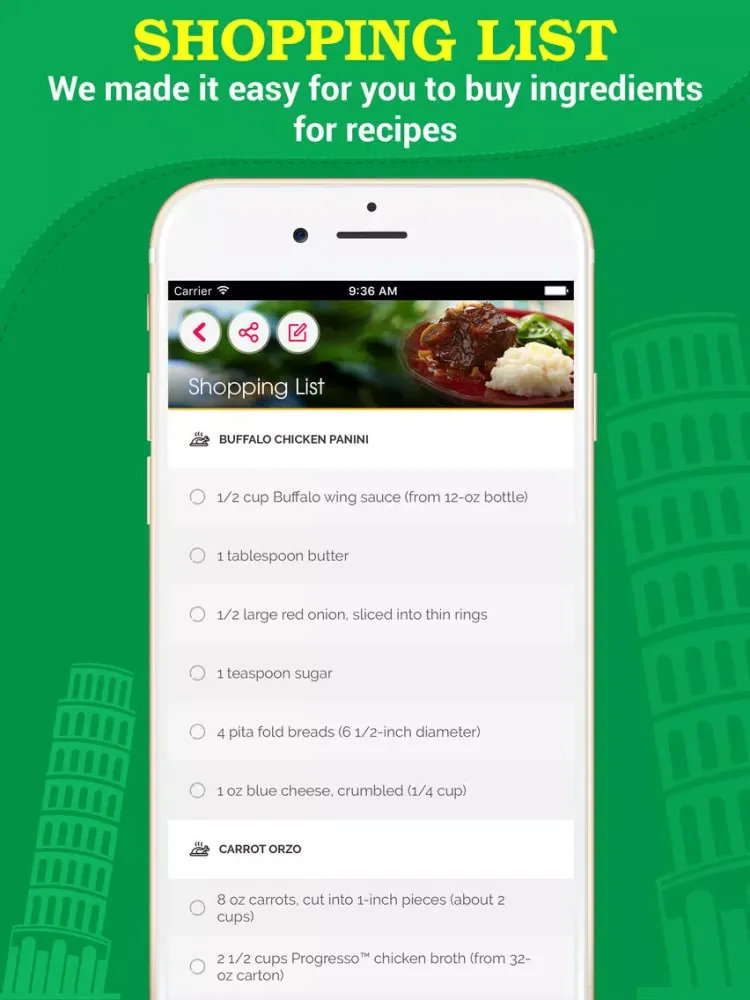 Italian Food Pro ~ The Best Of Italian Food Recipes iPad  स्क्रीनशॉट