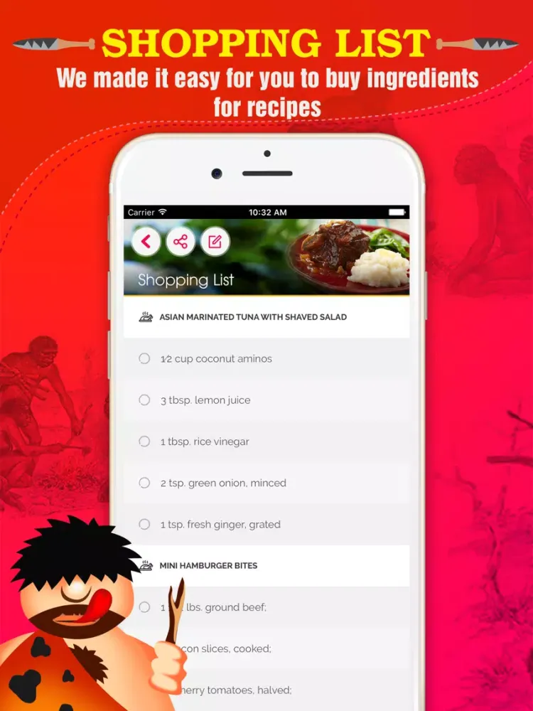 Paleo Diet Plan Pro iPad 應用截圖