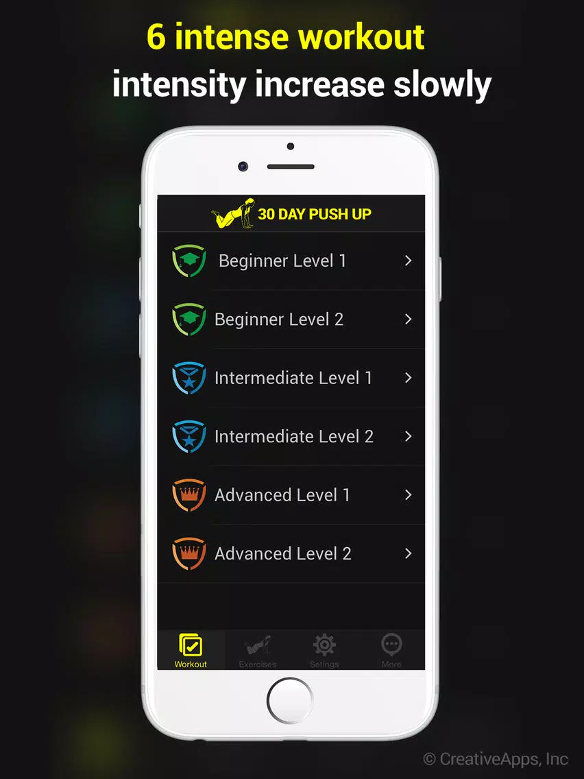 30 Day Push Up ~ Perfect Workout Push Up iPad  스크린샷