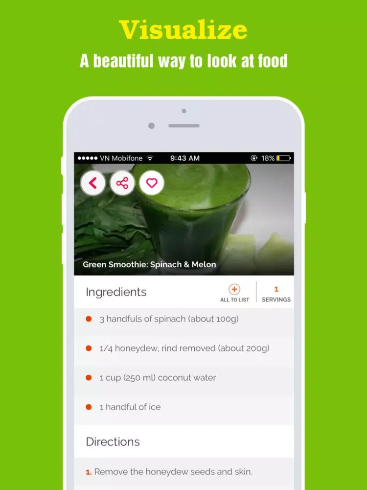 Tangkapan skrin Super-Healthy Smoothie Recipes iPad 