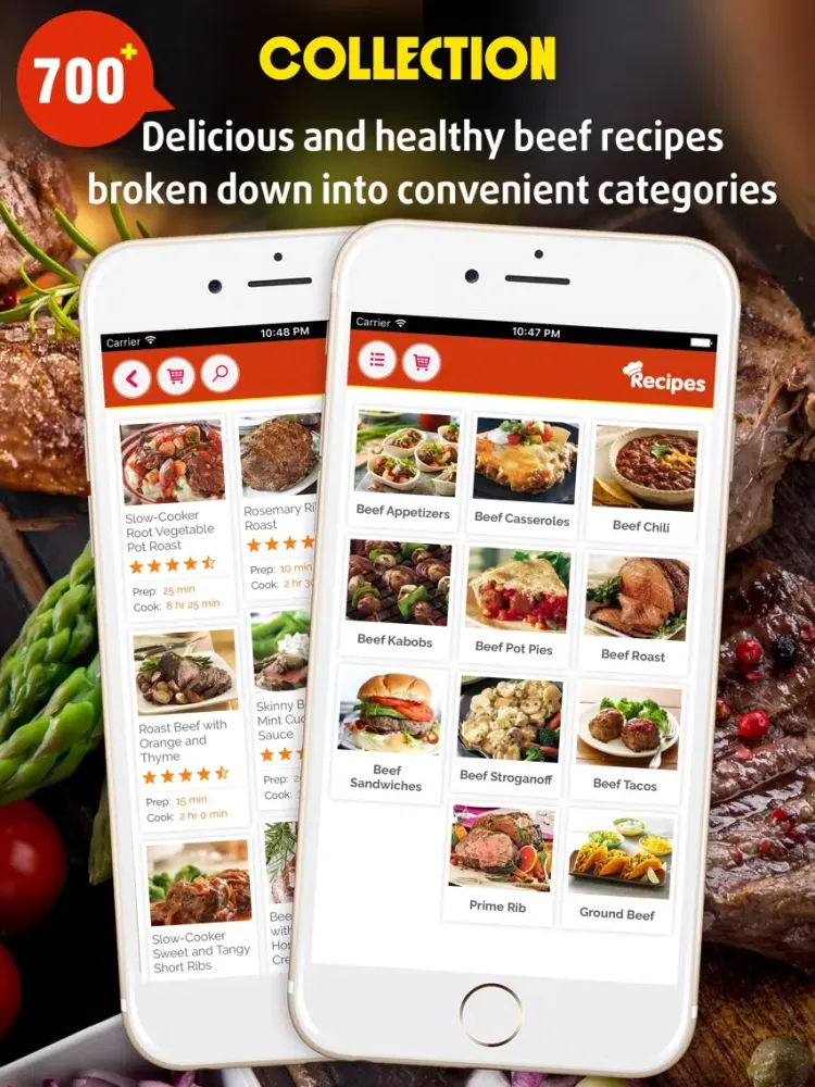 Yummy Beef Recipes iPad 應用截圖