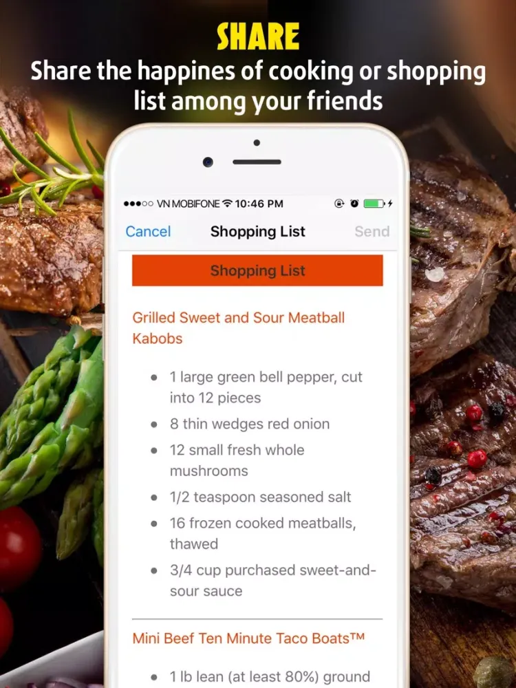 Yummy Beef Recipes iPad 應用截圖