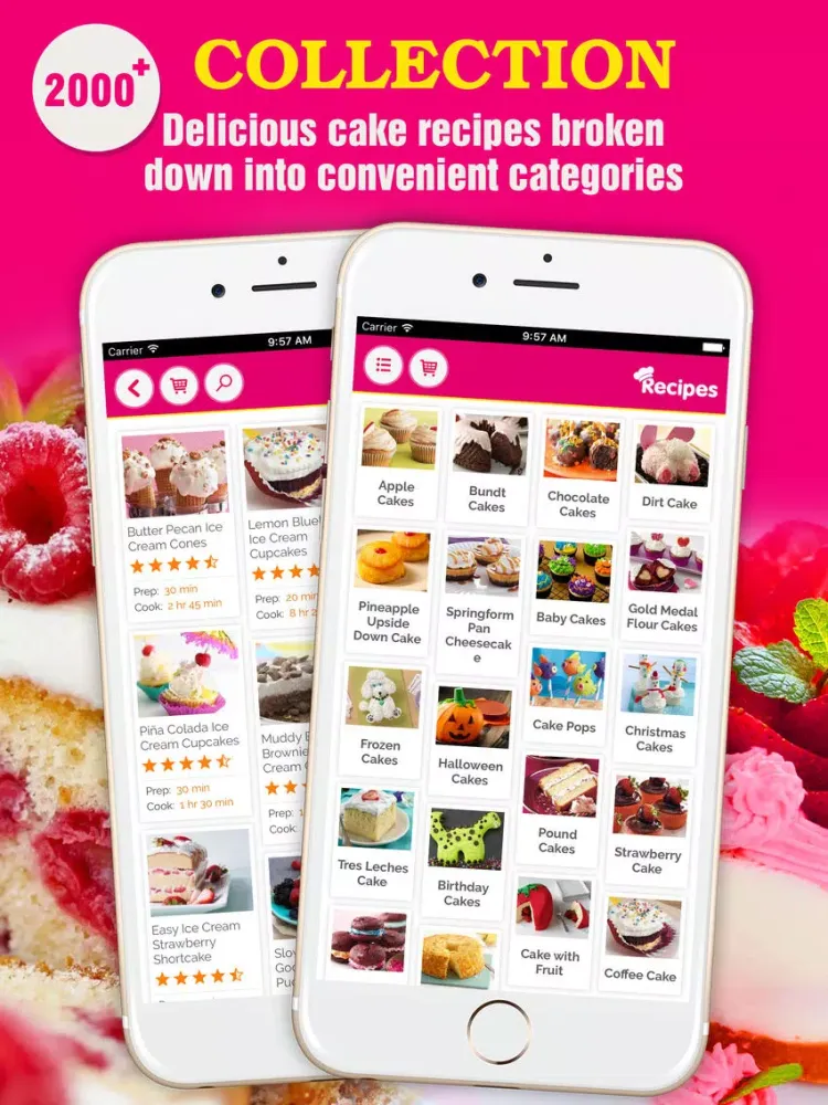 Yummy Cake Recipes Pro ~ Best of cake recipes iPad  Screenshots