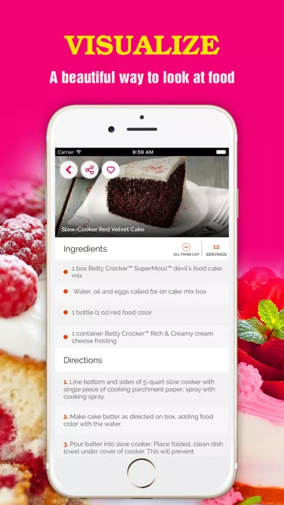 Yummy Cake Recipes Pro ~ Best of cake recipes Screenshots