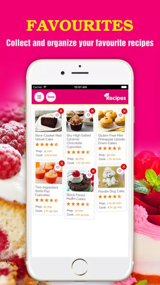 Yummy Cake Recipes Pro ~ Best of cake recipes Screenshots