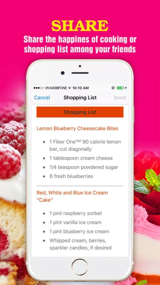 Yummy Cake Recipes Pro ~ Best of cake recipes Screenshots