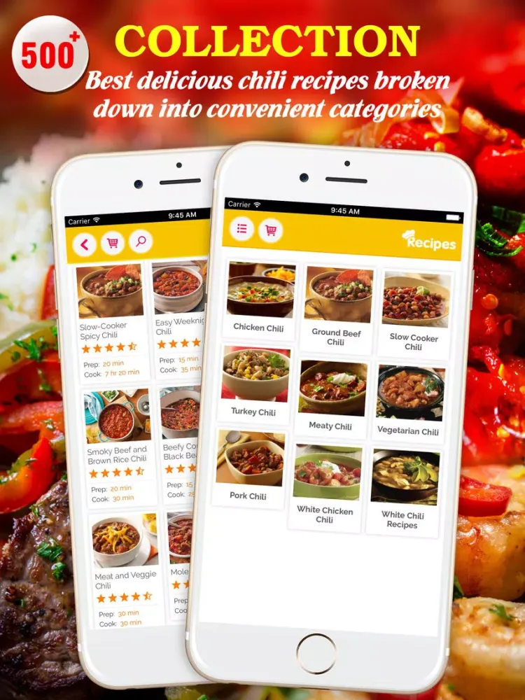 Yummy Chili ~ Best of delicious chili recipes iPad 应用截图