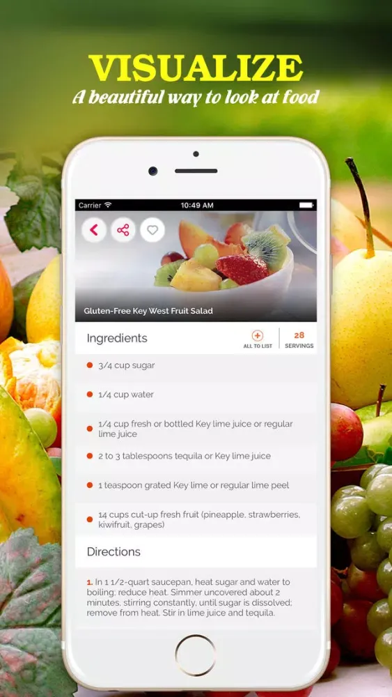 Zrzuty ekranu Yummy Fruit Recipes ~ Best of delicious fruit recipes
