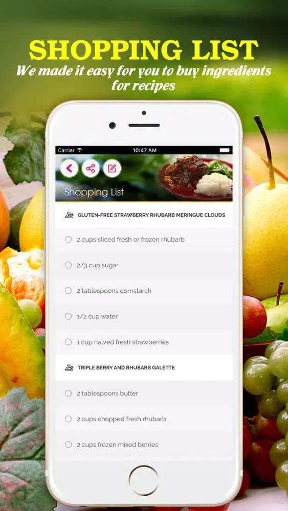 Zrzuty ekranu Yummy Fruit Recipes ~ Best of delicious fruit recipes
