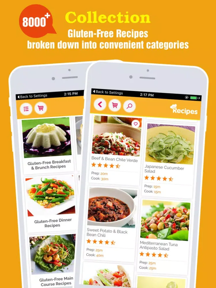 Yummy Gluten-Free ~ Best of gluten free recipes iPad  Ekran Görüntüleri