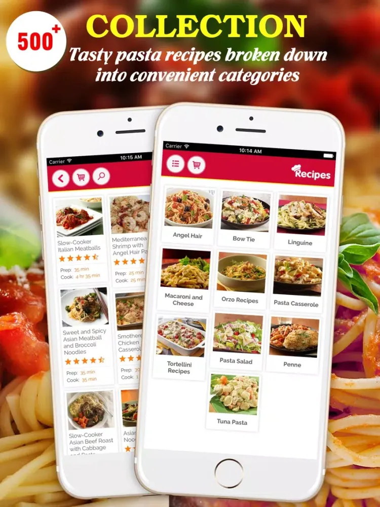 Tangkapan skrin Yummy Pasta Pro ~ Best of delicious pasta recipes iPad 