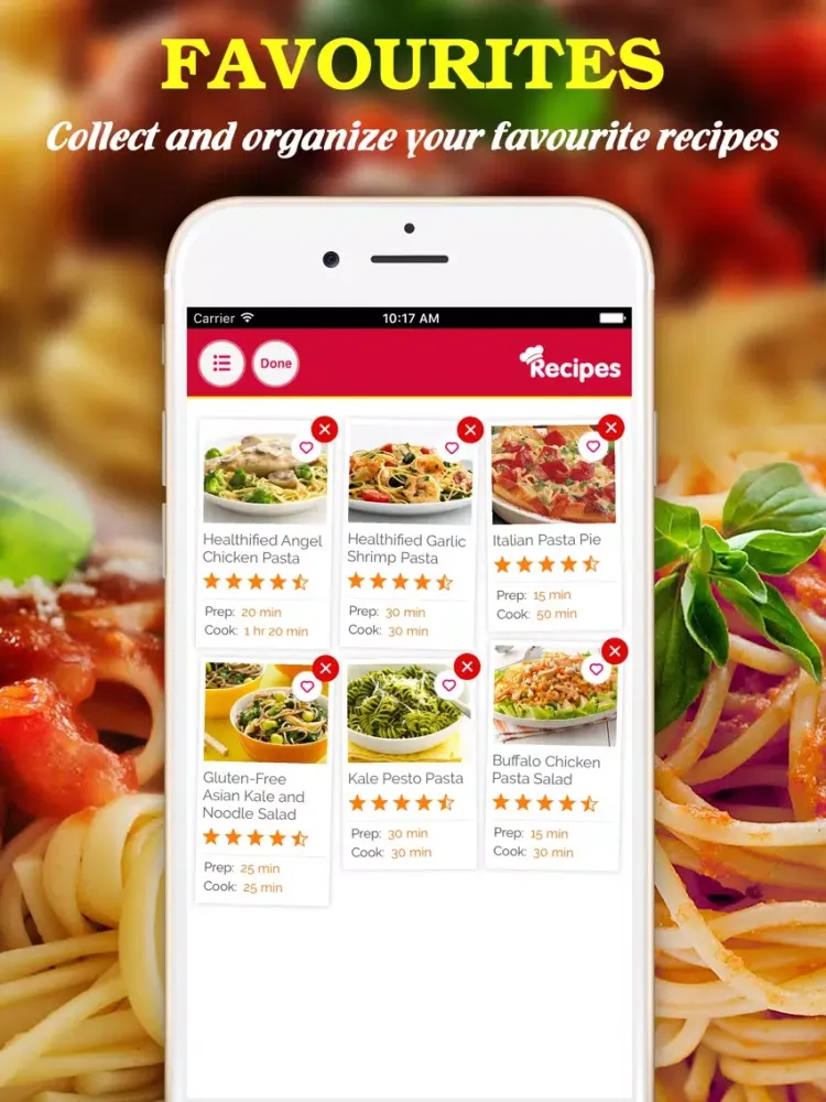 Tangkapan skrin Yummy Pasta Pro ~ Best of delicious pasta recipes iPad 
