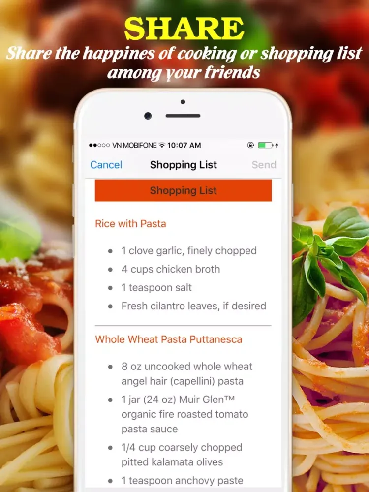 Tangkapan skrin Yummy Pasta Pro ~ Best of delicious pasta recipes iPad 