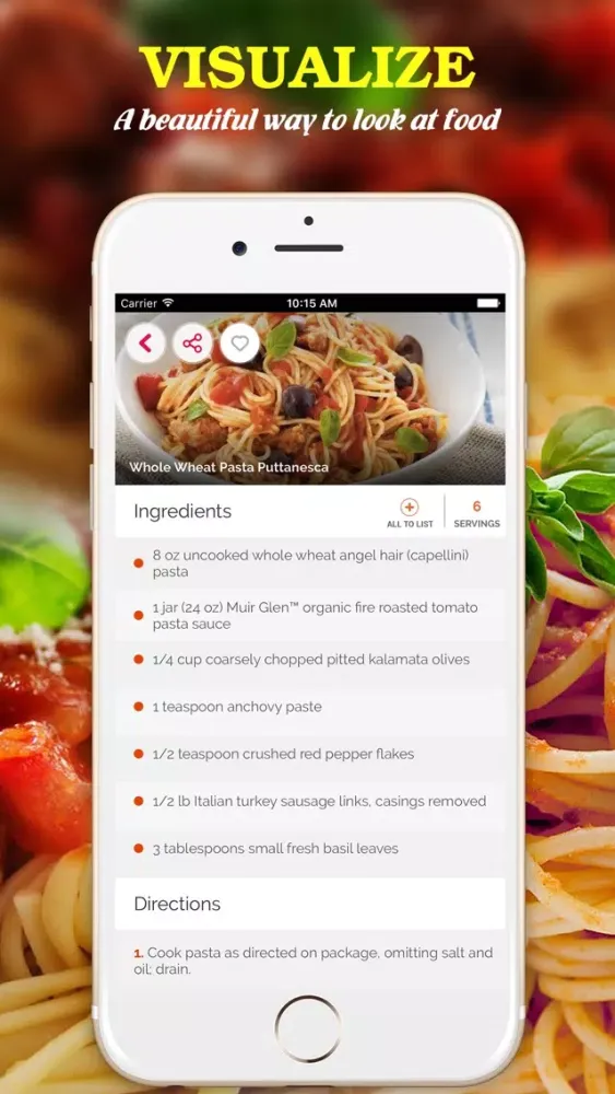 Tangkapan skrin Yummy Pasta Pro ~ Best of delicious pasta recipes