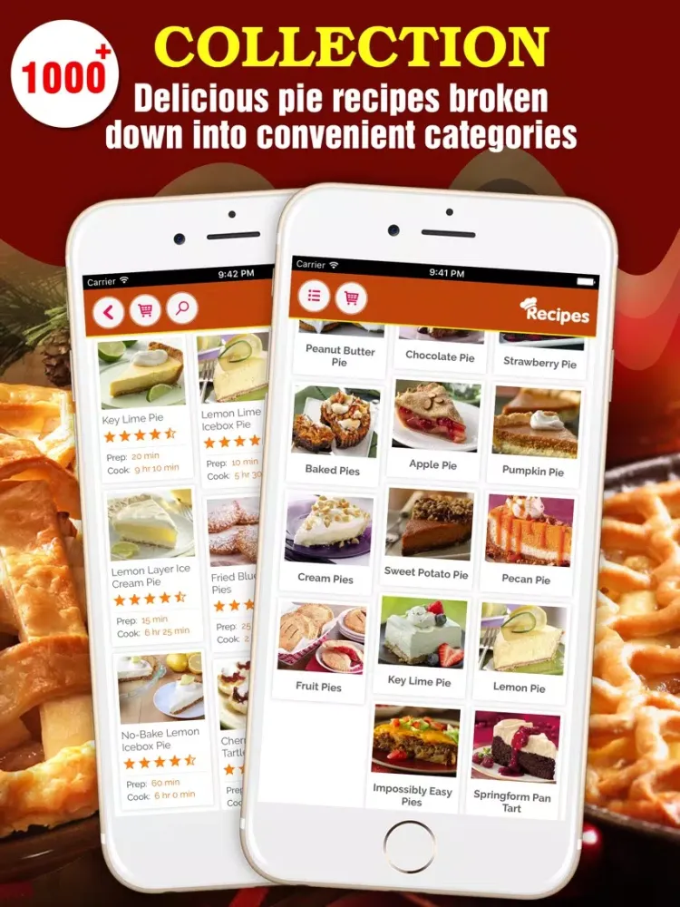 Yummy Pie Recipes Pro ~ Best of pie recipes iPad  Ekran Görüntüleri