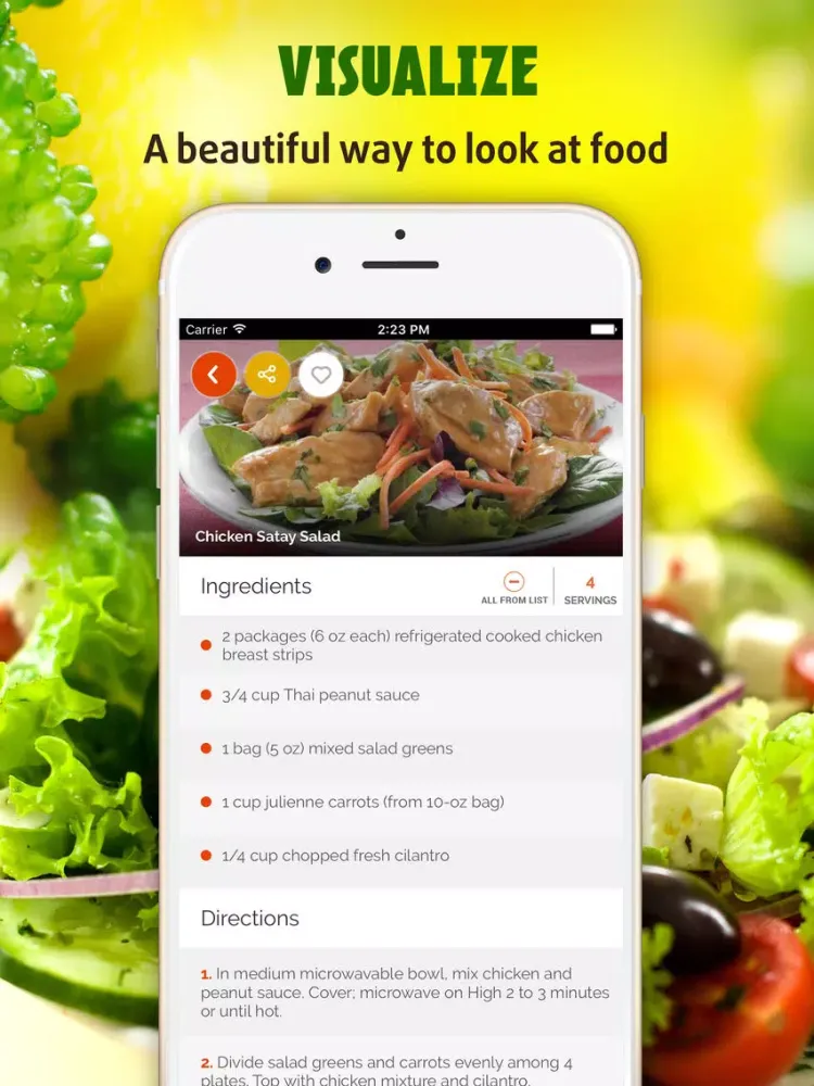 Screenshot di Yummy Salad Recipes iPad 