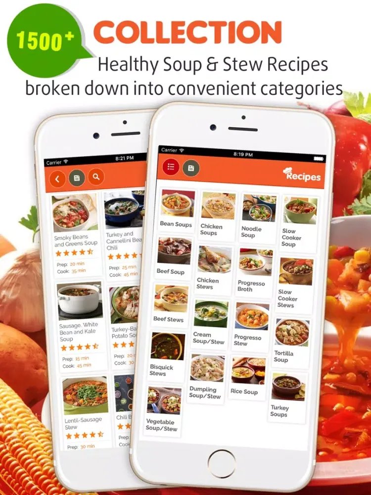 Yummy Soup & Stew Recipes Pro iPad  Screenshots