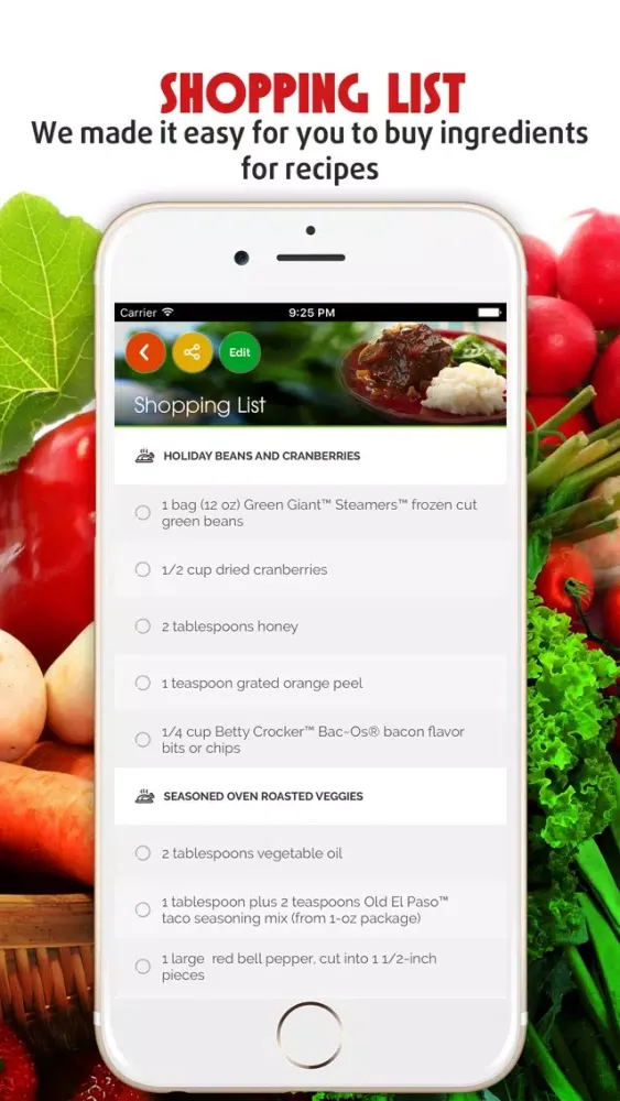 Yummy Vegetable Recipes Pro ~ Best of delicious vegetable recipes سکرین شاٹس