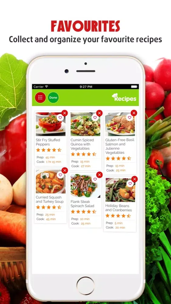 Yummy Vegetable Recipes Pro ~ Best of delicious vegetable recipes سکرین شاٹس