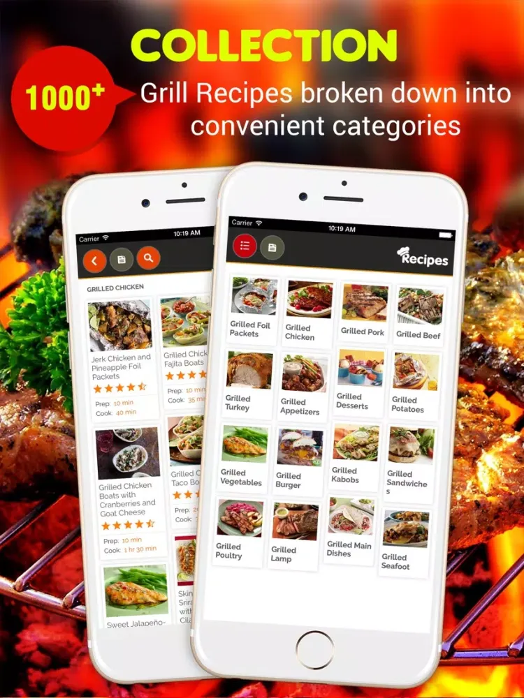 Captures d'écran de Grilling Recipes iPad 