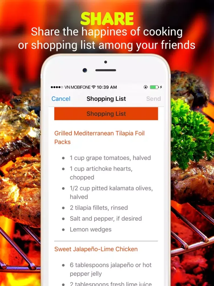 Captures d'écran de Grilling Recipes iPad 