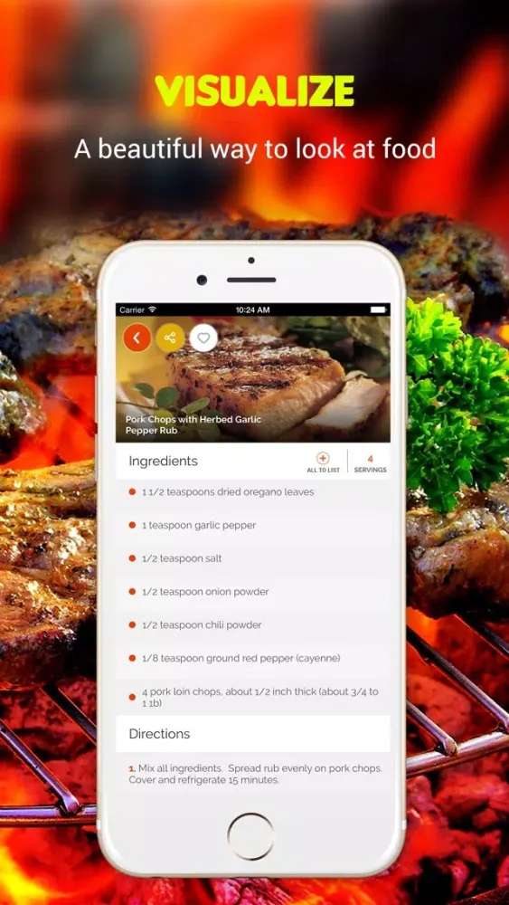 Captures d'écran de Grilling Recipes