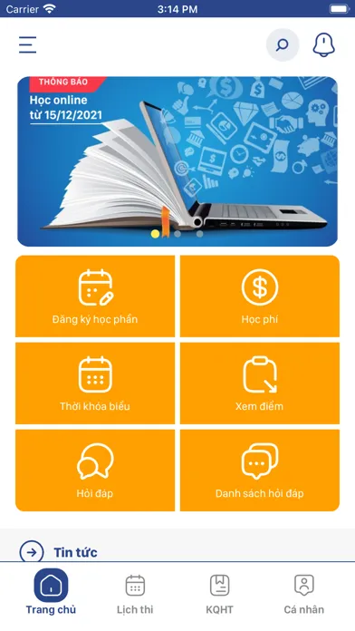 HUL Student Screenshots