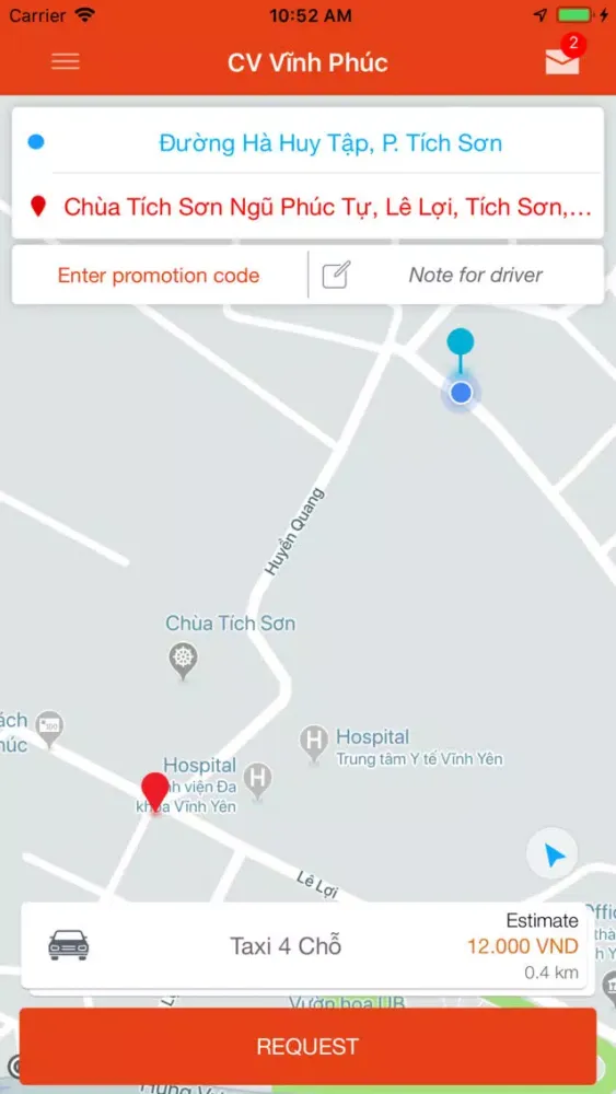 Captures d'écran de CV Vĩnh Phúc