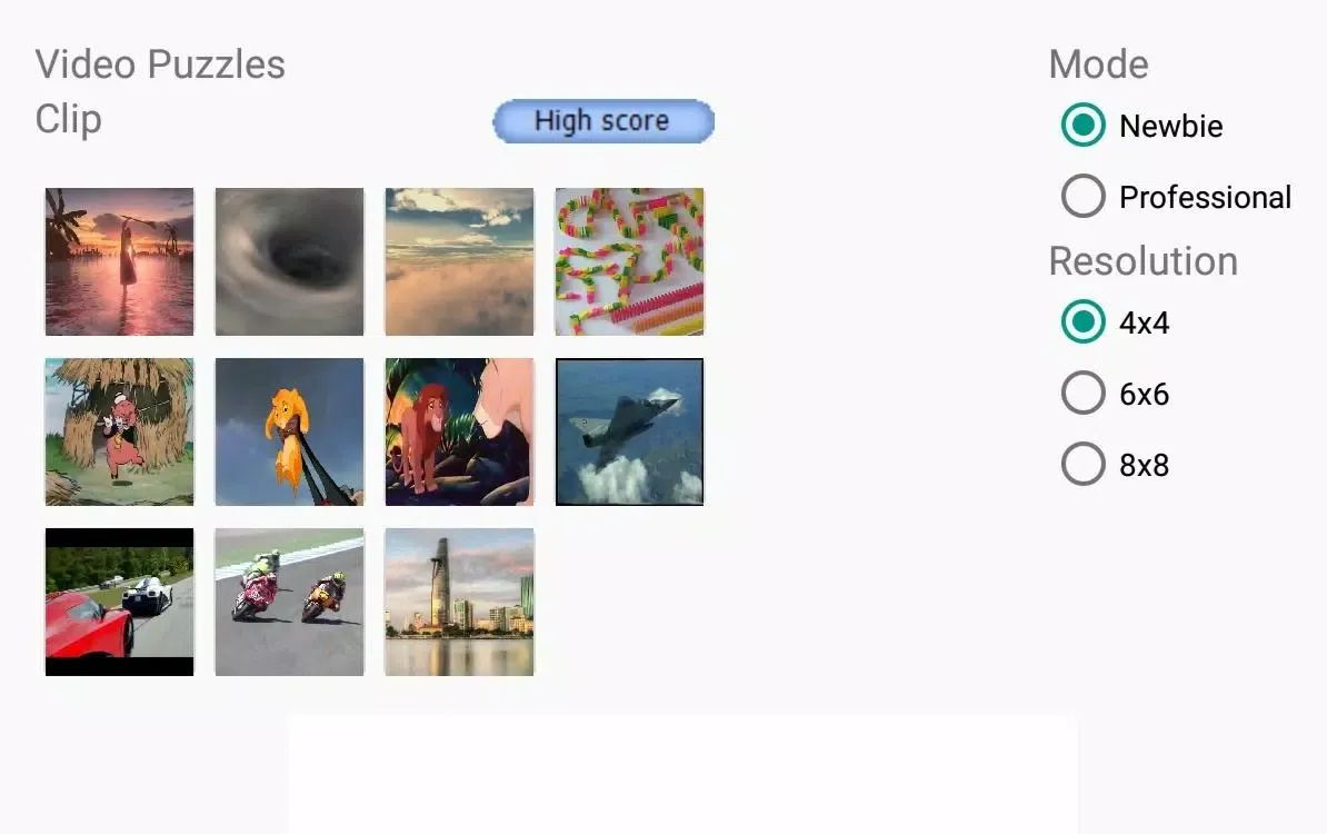 Video Puzzles Screenshots