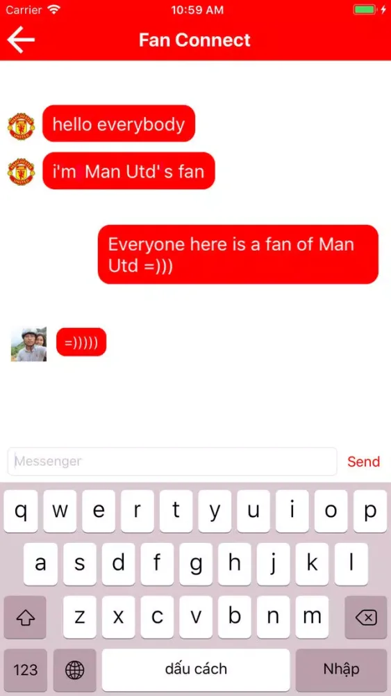 Captures d'écran de Man Utd Channel