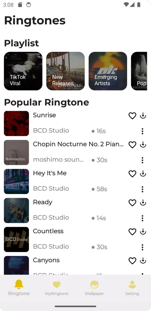 Nota Ringtones - Downloader Screenshots