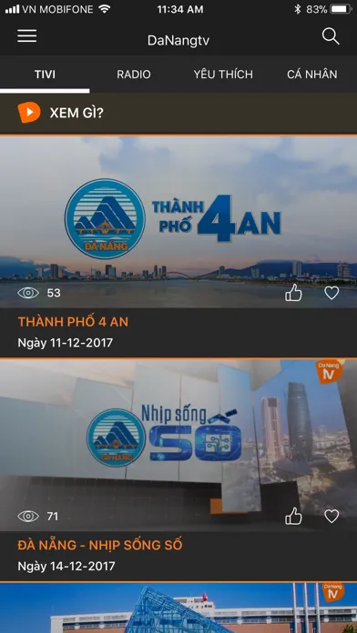 DaNangTV Ekran Görüntüleri