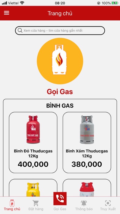 Tangkapan skrin BIEN DONG GAS