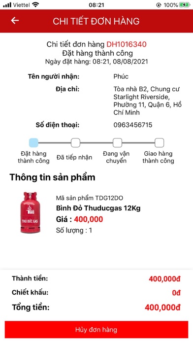 Tangkapan skrin BIEN DONG GAS