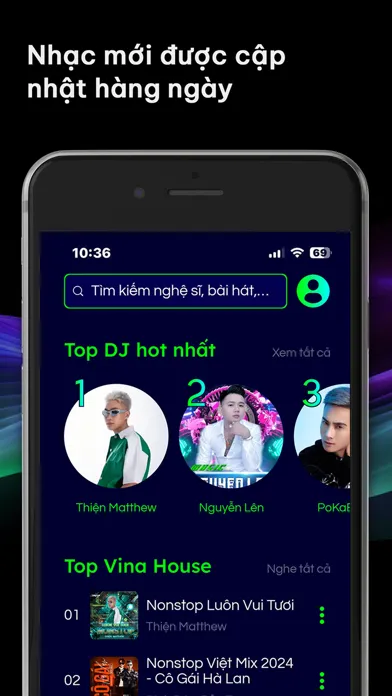 Zrzuty ekranu Diijam - Nhạc mp3 & EDM Remix
