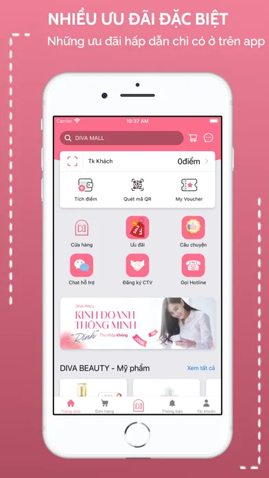 DivaMall_Kinh doanh thông minh应用截图
