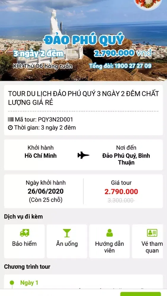 Zrzuty ekranu Tâm Đắc Travel