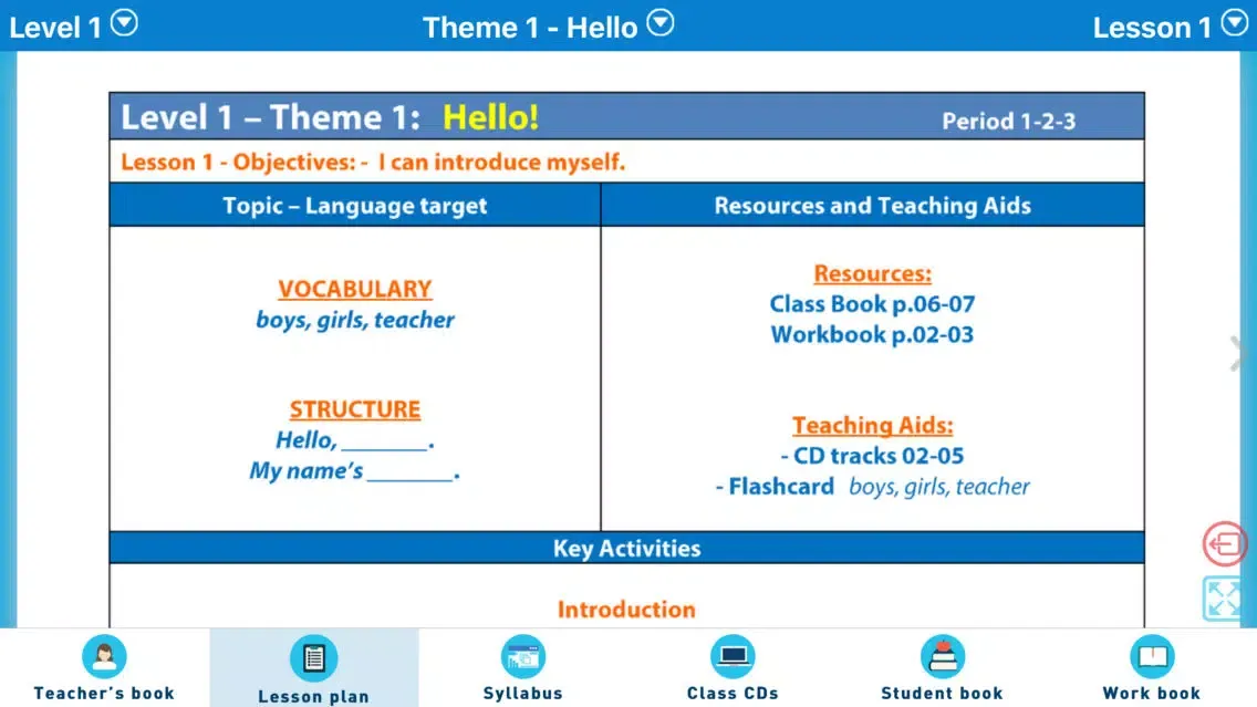 Teacher's Resource for ISS Screenshots