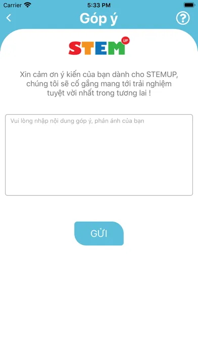 Zrzuty ekranu STEMUP Học Sinh