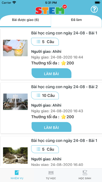 STEMUP Học Sinh Screenshots