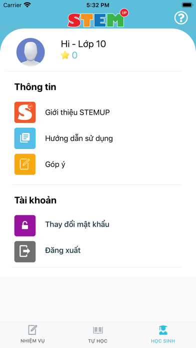 STEMUP Học Sinh Screenshots