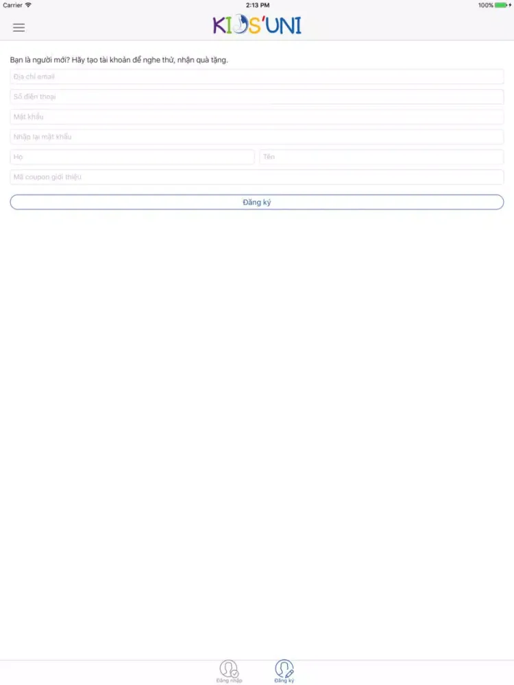 KidsUni iPad 应用截图